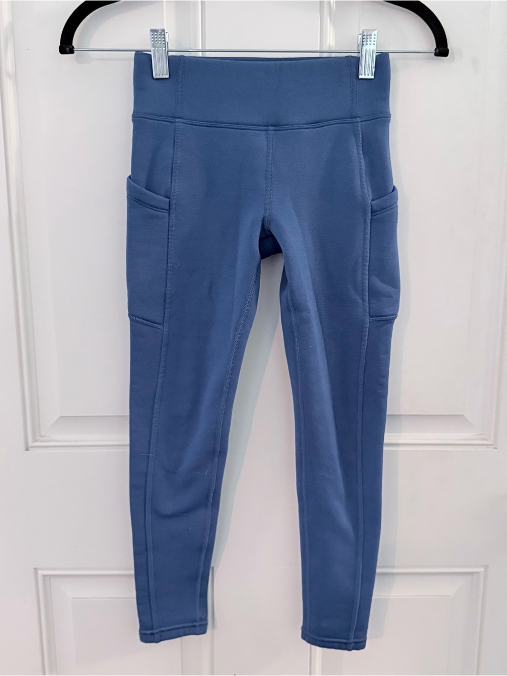 Athleta Girl Polartec Stash Tight S | Blue Pocket Leggings